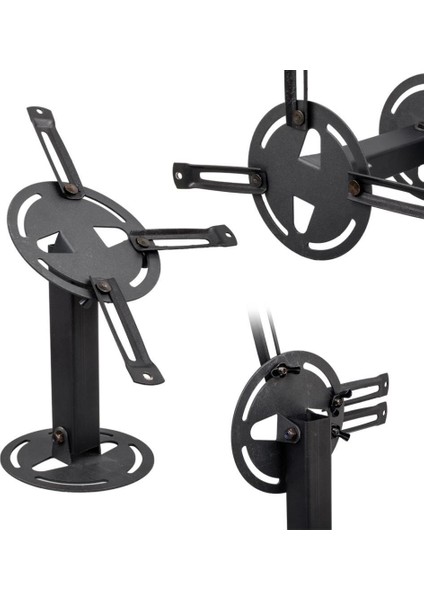 20 cm PRJ-184 Projeksiyon Montaj Aparatı – 360° Döner, 45° Eğimli, 13 kg