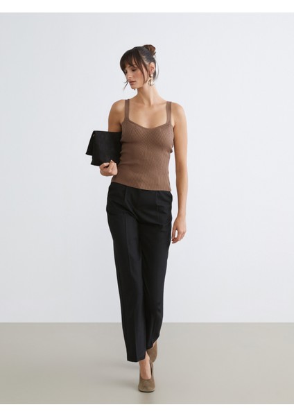 Carrot Fit Kadın Pileli Pantolon