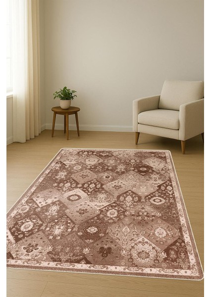 Parlak Kadife Kumaş Vıntage Dijital Baskı Dot Kaymaz Tabanlı Halı H1065 fiyatları