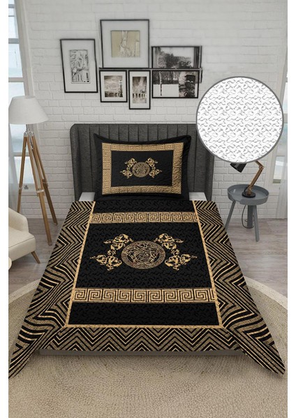 Parlak Kadife Kumaş Kapitoneli Tek Kişilik Yatak Örtüsü Seti (2 Parça) TKY0002 fiyatları