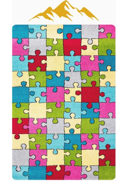 Parlak Kadife Kumaş Dijital Baskı Dot Kaymaz Tabanlı Çocuk ve Genç Odası Halısı H1136 modelleri