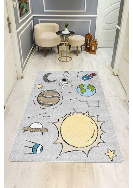 Dijital Baskı Kaymaz Tabanlı Çocuk ve Genç Odası Halısı H1046 fiyatları