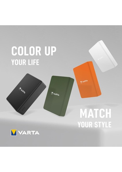 Power Bank 5.000MAH, Powerbank Magnetico, Mag Pro Power On Demand, Caricabatterie Portatile Co fiyatları