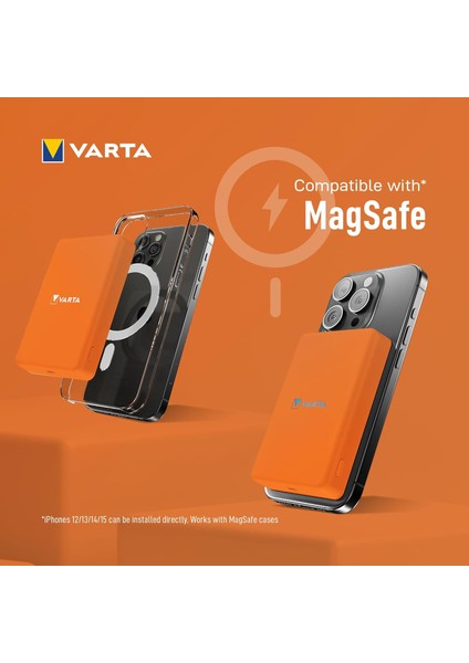 Power Bank 5.000MAH, Powerbank Magnetico, Mag Pro Power On Demand, Caricabatterie Portatile Co fırsatları