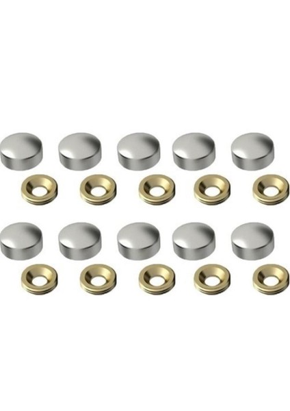 Krom Vida Tapası 20 mm 10 Adet