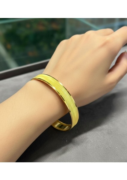 13 gr (Gram) Noktalı Şarnel Bilezik Yatırımlık Işçiliksiz 22 Ayar Altın