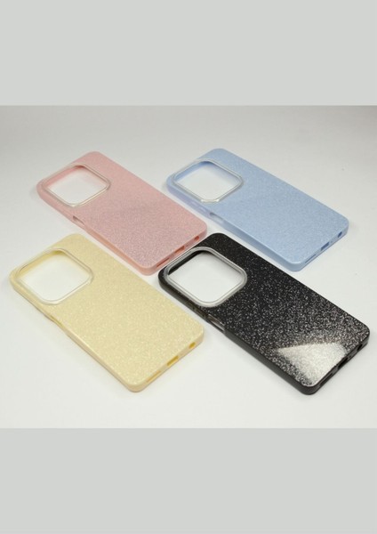 Infinix Note 50 Pro Kılıf Simli Parlak Lüx Slikon Kapak