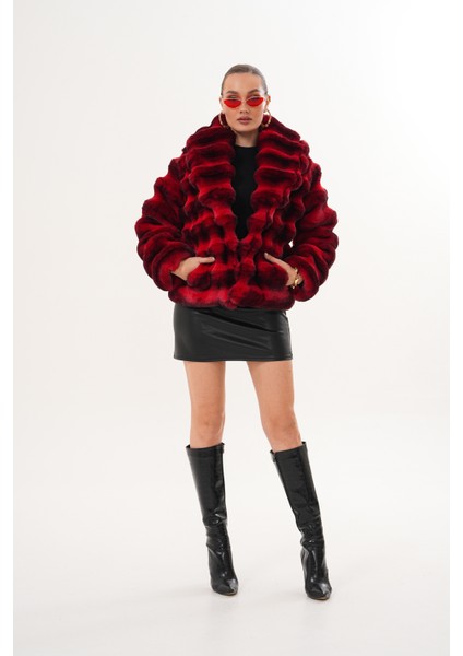 Şal Yaka Desenli Çinçila Ceket fiyatları