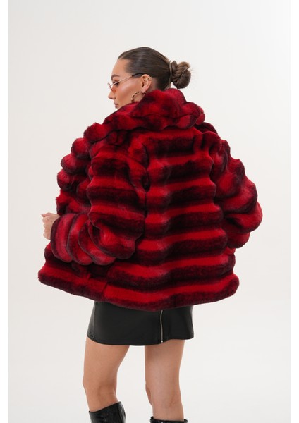 Şal Yaka Desenli Çinçila Ceket fırsatları