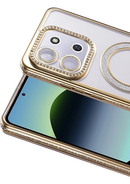 Xiaomi Redmi 15C 4g Joke Simli Magneticsafe Kılıf - GOLD-(5796) - TG0012-2RQ3U6 fiyatları