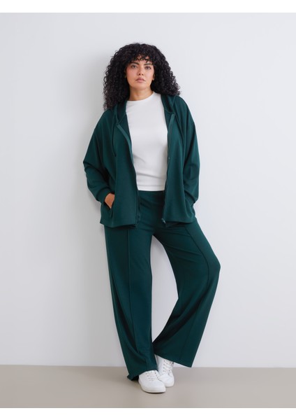 Büyük Beden Beli Lastikli Kadın Eşofman Altı