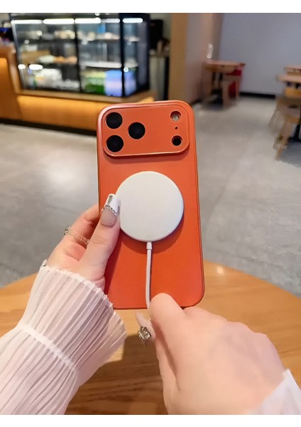 iPhone 13/14 Uyumlu Magsafe Özellikli 17 Görünümlü Kamera Korumalı ''ag Glass'' Premium Kılıf indirimleri
