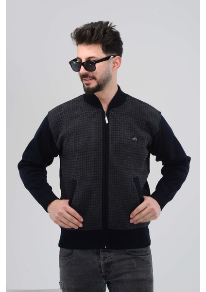 Erkek Baba ve Orta Yaş Triko Örgü Içi Astarlı Akrilik Fermuarlı Kışlık Baba Hırka fiyatları