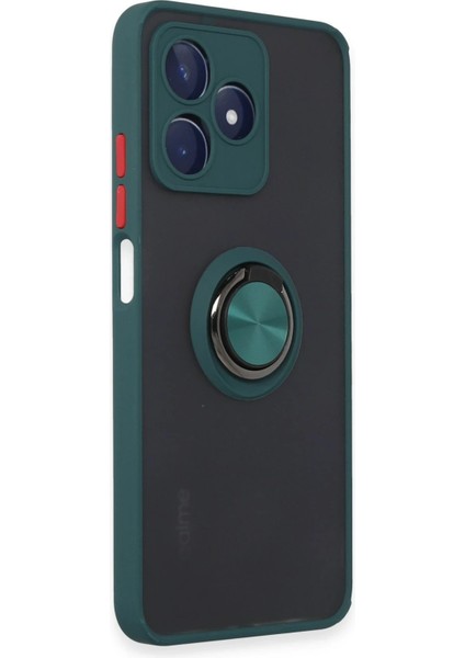 Realme C53 Kılıf Montreal Yüzüklü Silikon Kapak - YEŞIL-(5796) - TG0012-2RBN34 fiyatları