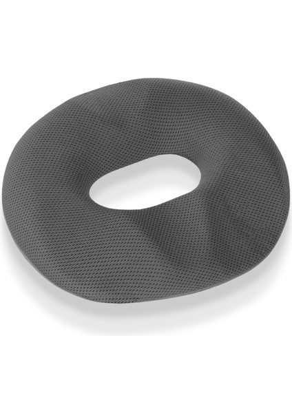 Yumuşak Visco Oturma Simidi, Konforlu Kuyruk Sokumu Yastığı, Gri