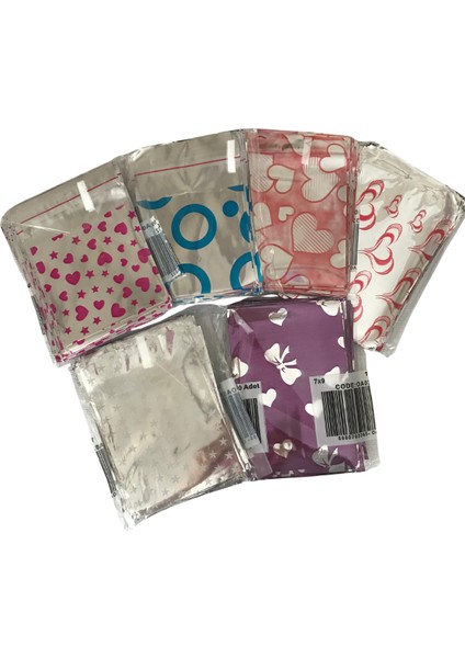 7x9 Hediye Paketi Bantlı Yapışkanlı Metalize 50 Adet fiyatları