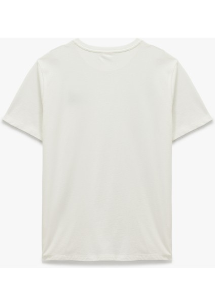 Cep Detaylı Kısa Kollu Bisiklet Yaka Pamuklu Kedi Nakışlı Oversize Tişört fiyatları