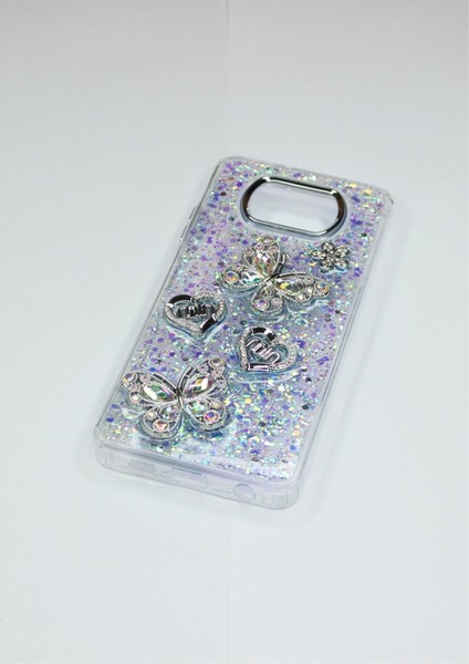 Poco X3 Pro Kılıf Kelebek Desenli Parlak Simli Kapak indirimleri