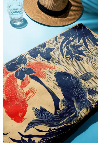 Dijital Baskı Plaj Deniz Havlusu Modern Desenli Peştamal (80X160 Cm) HVL0064 modelleri