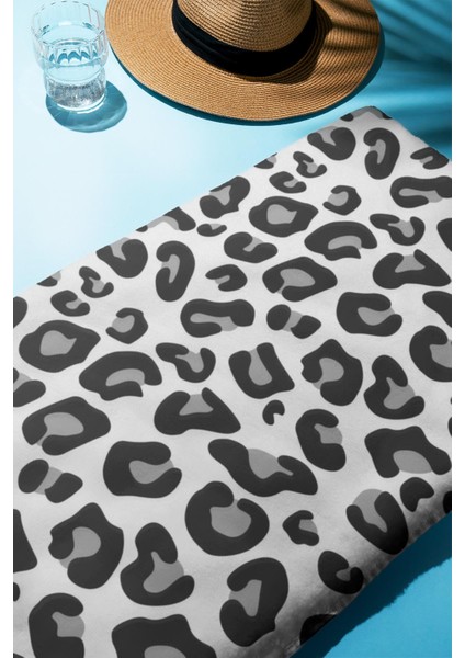Dijital Baskı Plaj Deniz Havlusu Leoparlı Desen Peştamal HVL0017 fiyatları