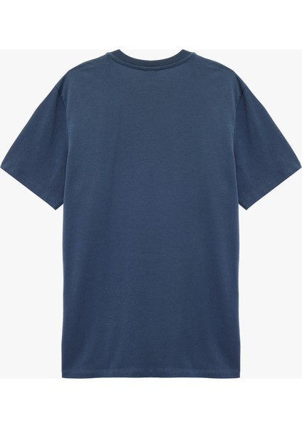 Kısa Kollu Bisiklet Yaka Pamuklu Nakışlı Slim Fit Tişört fiyatları