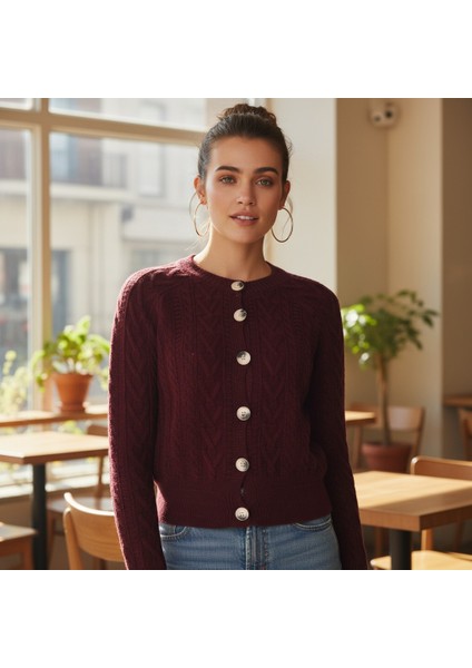 Kadın Triko Crop Hırka modelleri