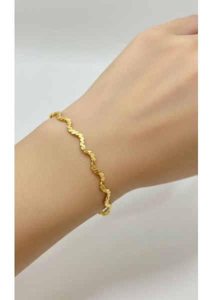 11 gr (Gram) Yatırımlık Işçiliksiz Zikzak Ankara Burma 22(916) Ayar Altın