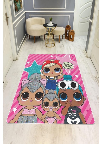 Parlak Kadife Kumaş Dijital Baskı Dot Kaymaz Tabanlı Çocuk ve Genç Odası Halısı H0606 fiyatları