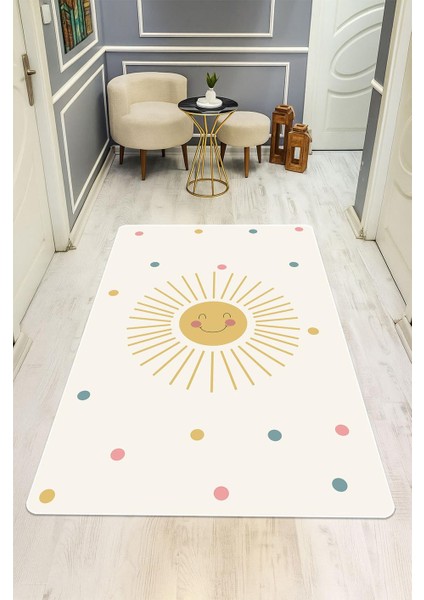 Parlak Kadife Kumaş Dijital Baskı Dot Kaymaz Tabanlı Çocuk ve Genç Odası Halısı H0626 fiyatları