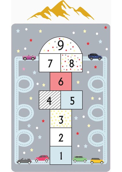 Parlak Kadife Kumaş Dijital Baskı Dot Kaymaz Tabanlı Çocuk ve Genç Odası Halısı H0751 modelleri