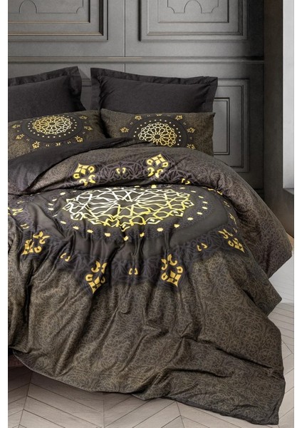 Palace Saten Çift Kişilik Nev Takımı Togay Antrasit