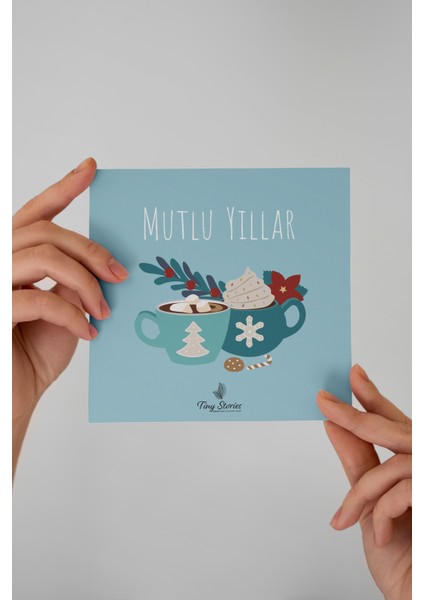 6'lı Yılbaşı Kutlama Kartı Seti/ Kartpostal fırsatları