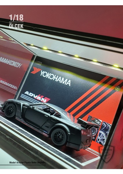 Advan Diecast LED Işıklı Akrilik Korumalı Stand/diorama 1:18 Ölçek fiyatları