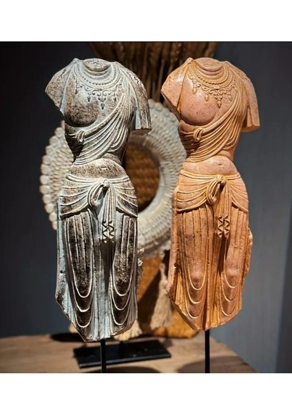 Antika Görünüm Zen Vücut Heykeli Buddha Zen Ev Dekoru Büstleri Büyük Boy Heykel 30 cm fiyatları