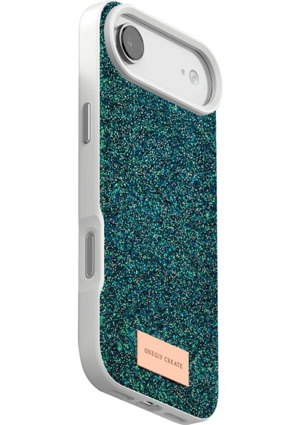 Apple iPhone 17 Air Bright Simli Kapak - Koyu YEŞIL-(5796) - TG0012-2RPCB5 modelleri