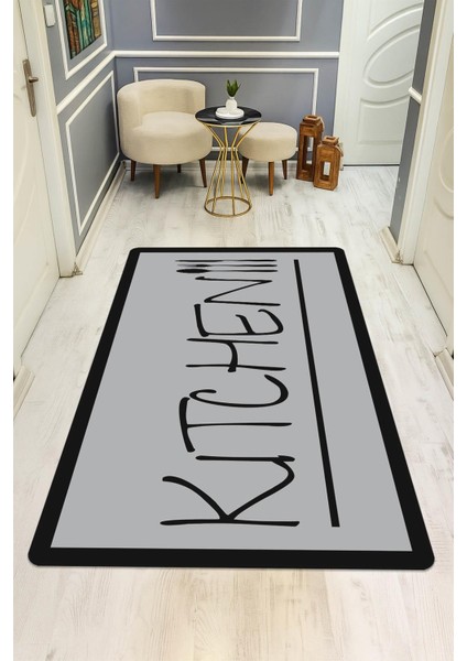 Kitchen Desenli Dijital Baskı Kaymaz Taban Mutfak Halısı H0035 fiyatları