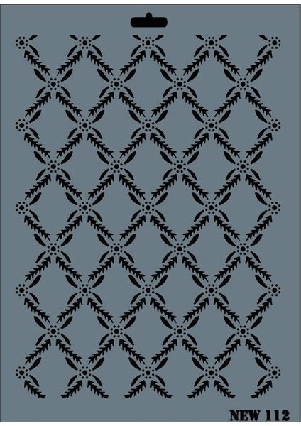 Rich New Seri N-112 Stencil 35X25 cm
