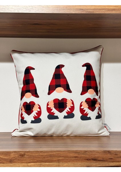 H1265 3lü Gnom Kırlent Runner 3lü Kombin Set fiyatları