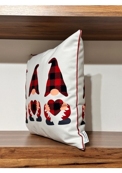 H1265 3lü Gnom Kırlent Runner 3lü Kombin Set modelleri