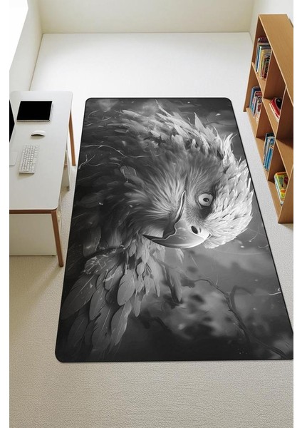 Parlak Kadife Kumaş Dijital Baskı Dot Kaymaz Tabanlı Çocuk ve Genç Odası Halısı H0709