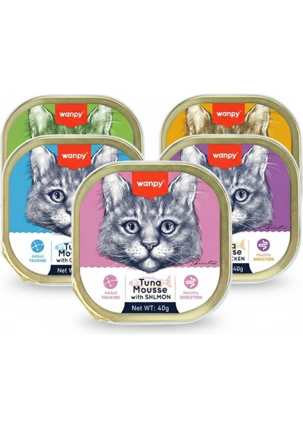 Karışık Lezzet 5 Adet 40GR Yaş Mama