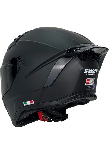 Kask Sway Sw 869 Matt Black (Siyah Camlı) indirimleri