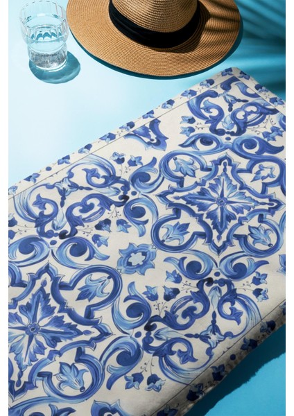 Dijital Baskı Plaj Deniz Havlusu Modern Bacı Milano Desenli Peştamal HVL0156 fiyatları