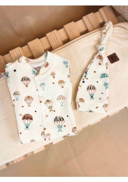 %100 Pamuk Bebek Tulum Seti Yenidoğan Set Bebek Uyku Tulumu Patikli Şapkalı Tulum fiyatları