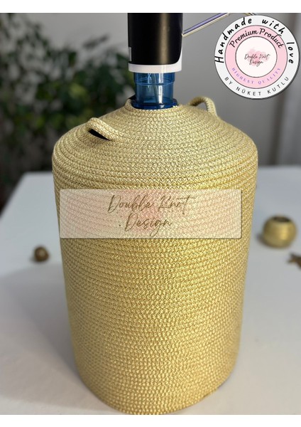 Damacana Kılıfı Dekoratif Sepet - Organizer / Hediyelik Hasır Jüt Tress