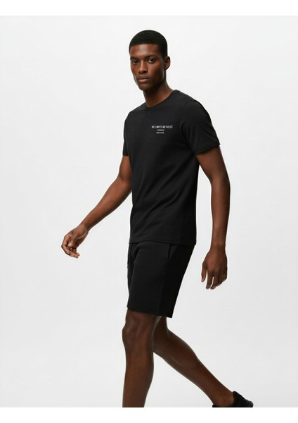 Rahat Kesim Kısa Kollu Baskılı Spor Tişört fiyatları