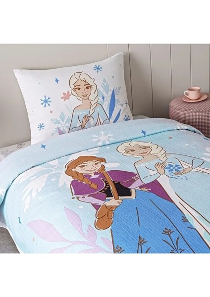 Ranforce Tek Kişilik Lisanlı Pike Takımı Frozen Family fiyatları