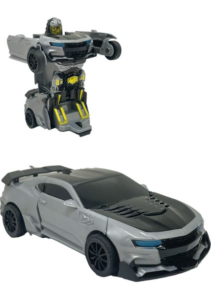Robota Dönüşen Bumblee Robota Dönüşen Araba Gri