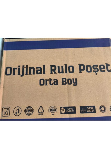 Poşet Rulo Orta Boy 200'LÜ 5 Paket Toplam 1000 Adet fiyatları