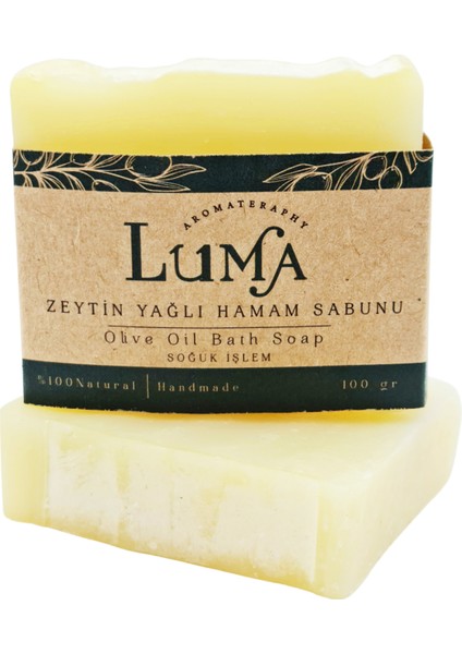 %100 Saf Geleneksel Zeytinyağlı Hamam Sabunu - 100 gr